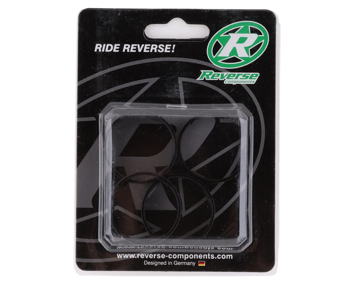 Reverse Components Ultralight Headset Spacer Set (Black) (4) - view 2